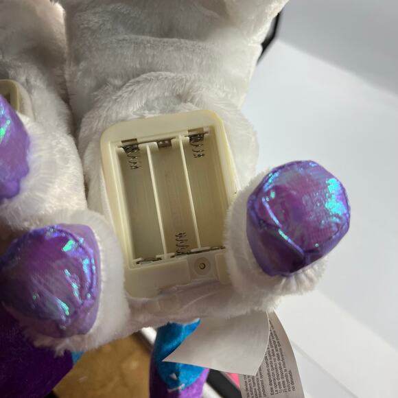 Gemmy 2 Shimmy Animated Singing Dancing Unicorn Plush Christmas READ Description - Picture 12 of 13